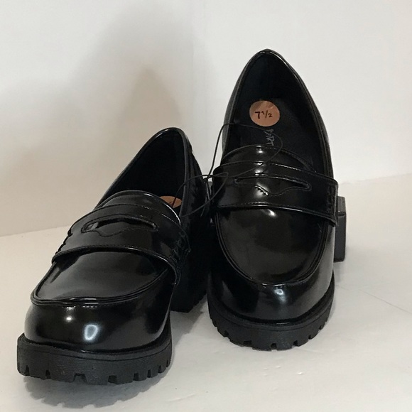 Shoes Dirty Laundry Liberty Loafer, SZ 7.5 Black - Picture 2 of 6